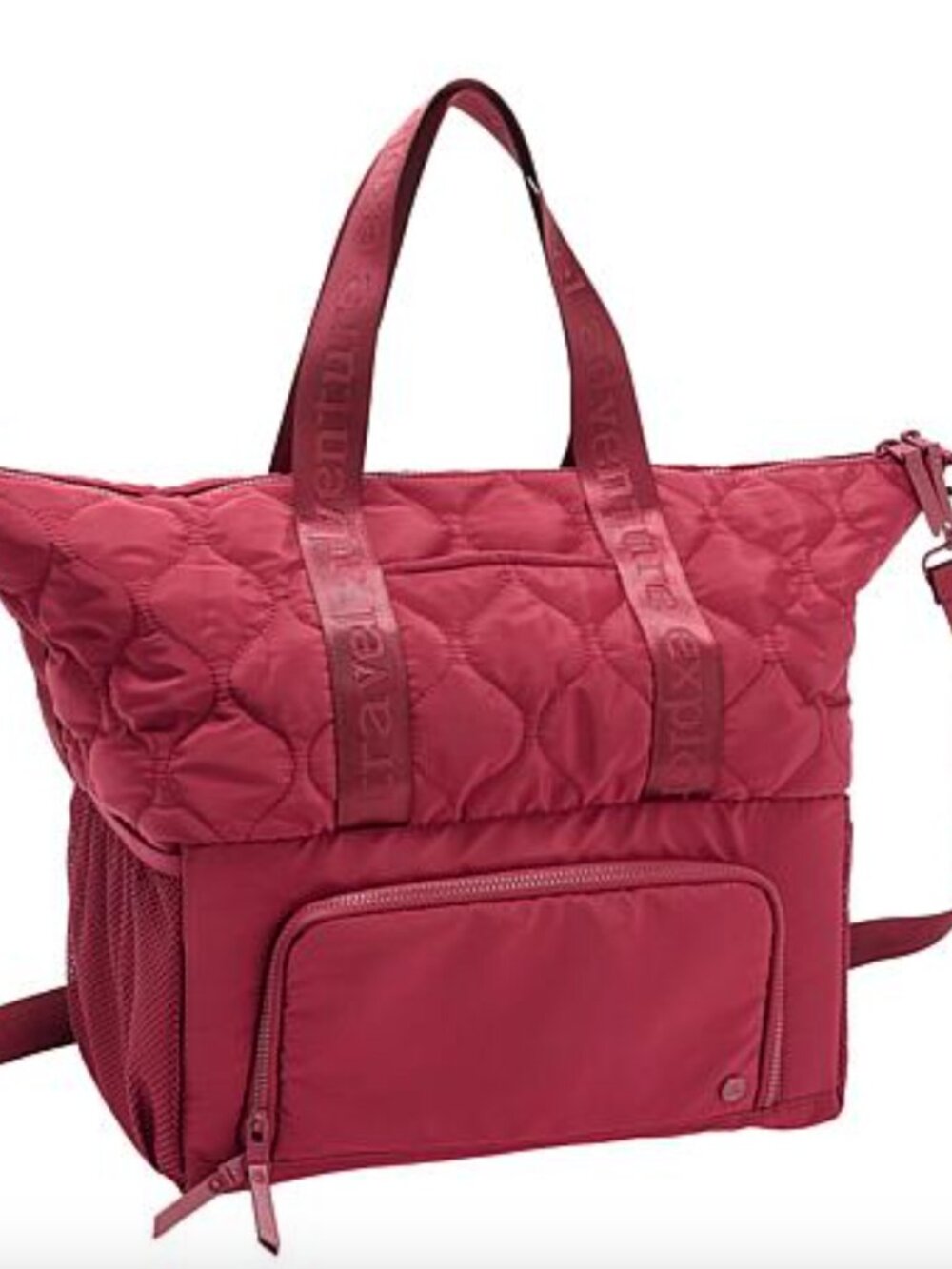 Samantha Brown Portable Cooler Bag BURGUNDY NWT